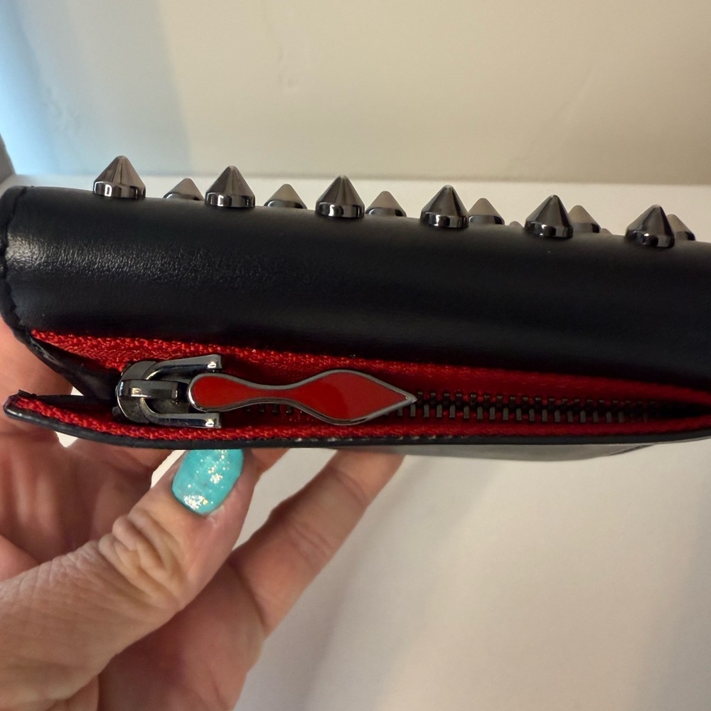 SOLD Christian Louboutin Red Leather Wallet - Picture 5 of 9